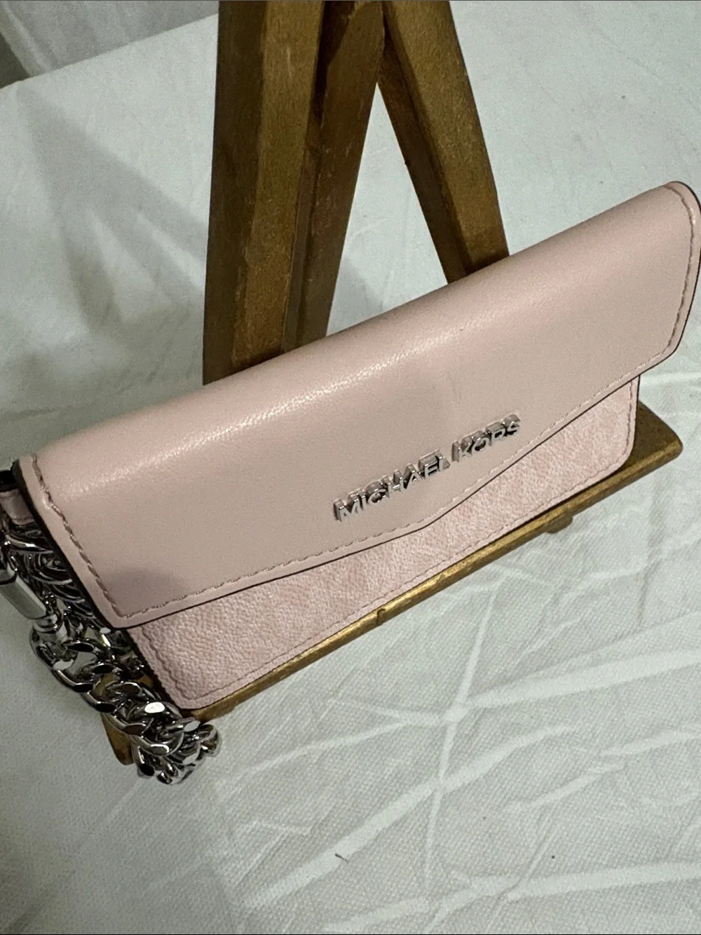 Michael Kors Card Case Wallet with Chain NWOT